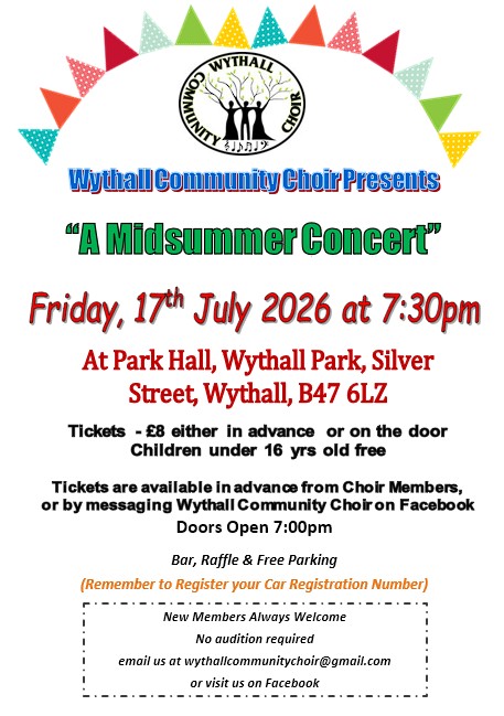 Wythall Community Choir Midsummer Concert